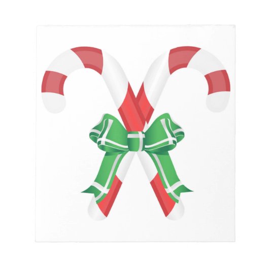 CHRISTMAS CANDYCANES NOTIZBLOCK (Vorderseite)