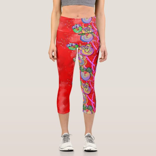 CHRISTMAS CAPRI LEGGINGS (Vorderseite)
