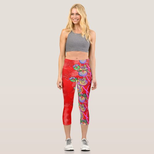 CHRISTMAS CAPRI LEGGINGS (Vorderseite)
