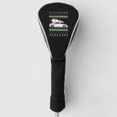 Christmas Car Golf Headcover (Vorderseite)