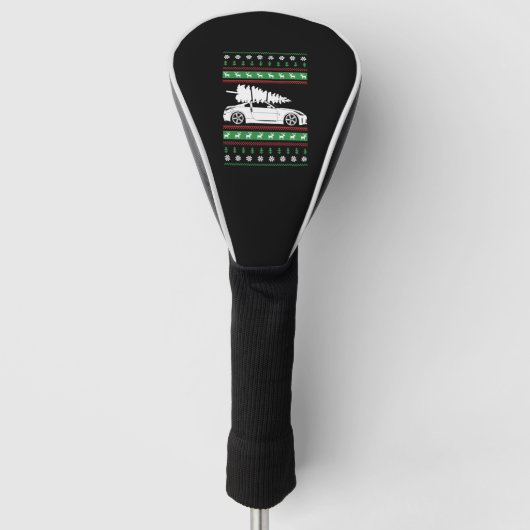 Christmas Car Golf Headcover (Vorderseite)