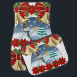 Christmas Car Mat Snowman Autofußmatte<br><div class="desc">Weihnachtswagenmatten,  Kinderwagen,  Snowman-Matten,  Santa Car Mats,  Elf-Autos, </div>