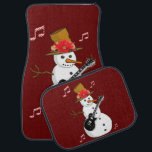 Christmas Car Mat Snowman Autofußmatte<br><div class="desc">Weihnachtswagenmatten,  Kinderwagen,  Snowman-Matten,  Santa Car Mats,  Elf-Autos, </div>