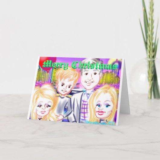 Christmas Card 12a Feiertagskarte (Vorderseite)