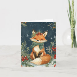 Christmas Card - A Foxy Christmas Feiertagskarte