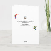 Christmas Card - Antwerp, Belgium Karte (Rückseite)