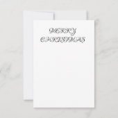 CHRISTMAS CARD / CHRISTMAS LLAMA DANKESKARTE (Rückseite)