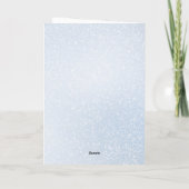 Christmas Card Dachshund Karte (Rückseite)