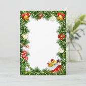 CHRISTMAS CARD DESIGN EINLADUNG (Stehend Vorderseite)