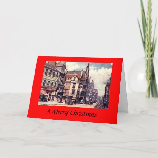 Christmas Card - Edinburgh Feiertagskarte (Vorderseite)