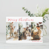 Christmas Card Einladung (Stehend Vorderseite)