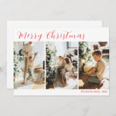 Christmas Card Einladung (Vorne/Hinten)