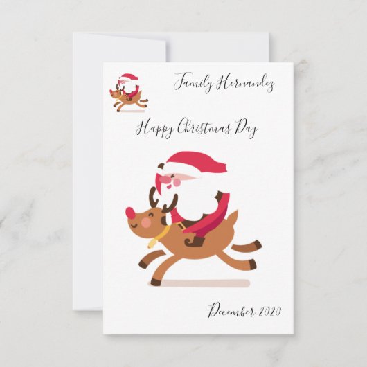 Christmas card einladung (Vorderseite)