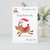 Christmas card einladung (Stehend Vorderseite)