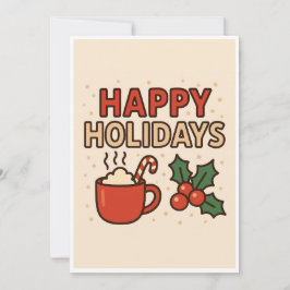 Christmas card feiertagskarte