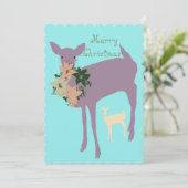 Christmas Card Feiertagskarte (Stehend Vorderseite)