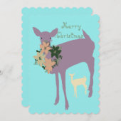 Christmas Card Feiertagskarte (Vorne/Hinten)