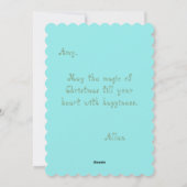 Christmas Card Feiertagskarte (Rückseite)