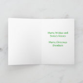 Christmas Card For Grandson Feiertagskarte (Innenseite)