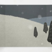 Christmas card: Happy reindeers 三つ折りクリスマスカー Dreifach Gefaltete Urlaubskarte (Innenseite Mitte)