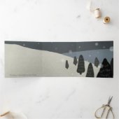 Christmas card: Happy reindeers 三つ折りクリスマスカー Dreifach Gefaltete Urlaubskarte (Innenseite)