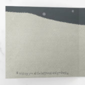 Christmas card: Happy reindeers 三つ折りクリスマスカー Dreifach Gefaltete Urlaubskarte (Innen Erste Seite)