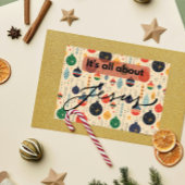 Christmas Card: It's all about Jesus Mitteilungskarte
