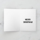 Christmas card karte (Innenseite)