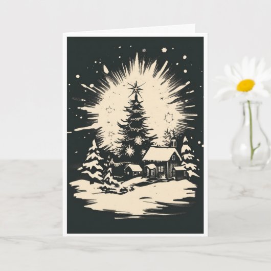 Christmas card karte (Kleine Pflanze)