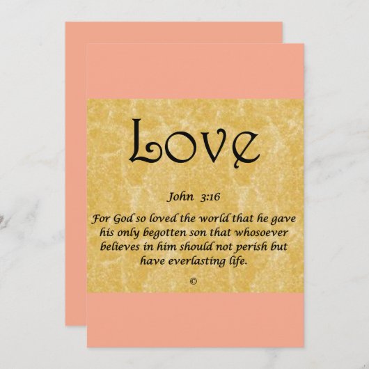 christmas card ---love feiertagskarte (Vorne/Hinten)