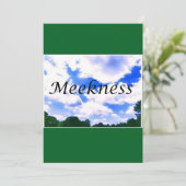 christmas card---meekness feiertagskarte (Stehend Vorderseite)