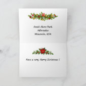 Christmas Card - Milwaukee, Wisconsin, USA Feiertagskarte (Innenseite)