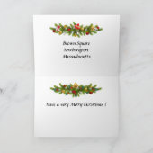 Christmas Card - Newburyport, Massachusetts Feiertagskarte (Innenseite)