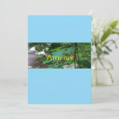 Christmas card patience feiertagskarte (Stehend Vorderseite)