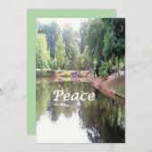 Christmas Card--Peace Feiertagskarte (Vorne/Hinten)