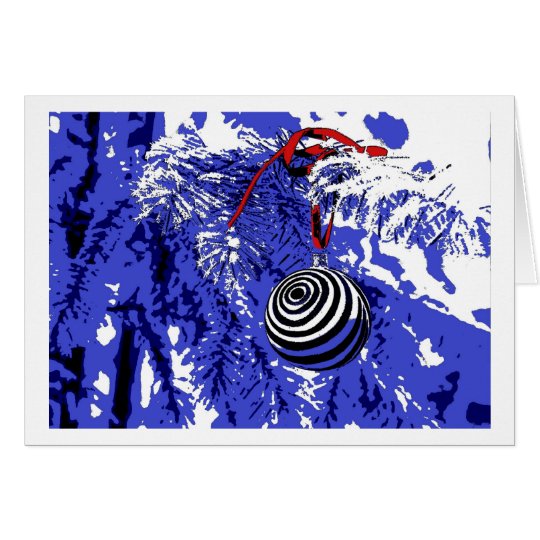 Christmas Card Pop Art Karte