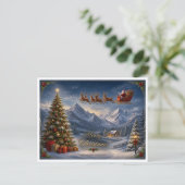 christmas card postkarte (Stehend Vorderseite)