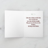 Christmas card Religious Feiertagskarte (Innenseite)