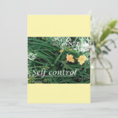 christmas card---self control feiertagskarte (Stehend Vorderseite)