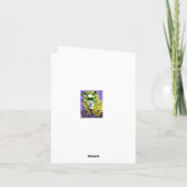 Christmas card with a Pomegranate Feiertagskarte (Rückseite)