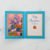 Christmas Card with Tree, Klimt style, Colorful . Karte (Innenseite)