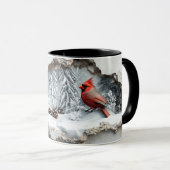 Christmas Cardinal Mug Tasse (VorderseiteRechts)