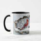 Christmas Cardinal Mug Tasse (Links)