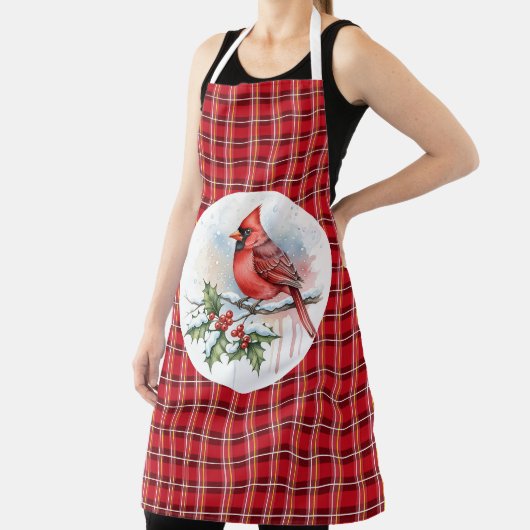 Christmas Cardinal Schürze (InSitu)