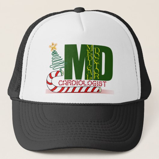 CHRISTMAS CARDIOLOGIST TRUCKERKAPPE (Vorderseite)