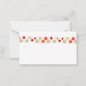 Christmas cards mitteilungskarte (Rückseite)