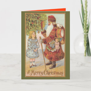CHRISTMAS CARDS - VIKTORIANISCHE ERA - SCHÖN FEIERTAGSKARTE