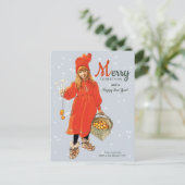 Christmas Carl Larsson Brita als Iduna CC0124 Postkarte (Stehend Vorderseite)