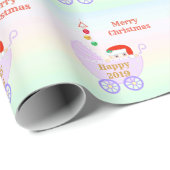 Christmas Carol Baby Geschenkpapier (Rolleneckpunkt)