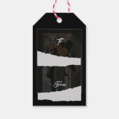 Christmas Carol "Bob Cratchit and Tiny Tim Geschenkanhänger (Rückseite)